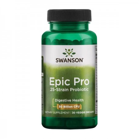 Epic Pro 25 - Strain Probiotic, Swanson 30 kaps