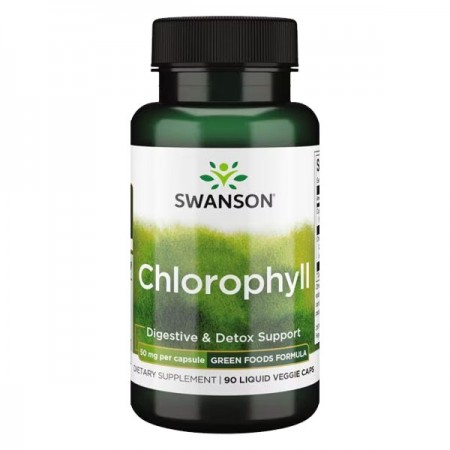 Klorofil Swanson 50 mg, 90 kapsula