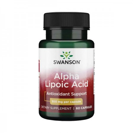 Alfa lipoična kiselina ALA Swanson, 60 caps