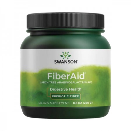 FiberAid - Arabinogalaktan Ariša, Swanson, 250 grama 