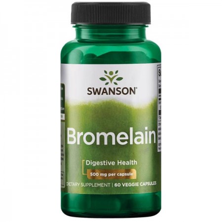 Bromelain Swanson 500 mg 60 kapsula