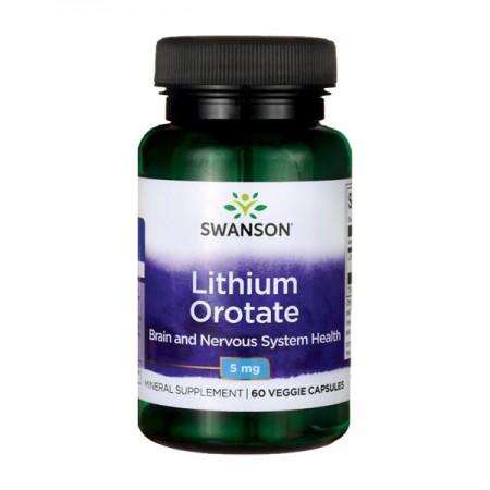 Litijev orotat Swanson, 5mg 60 kapsula