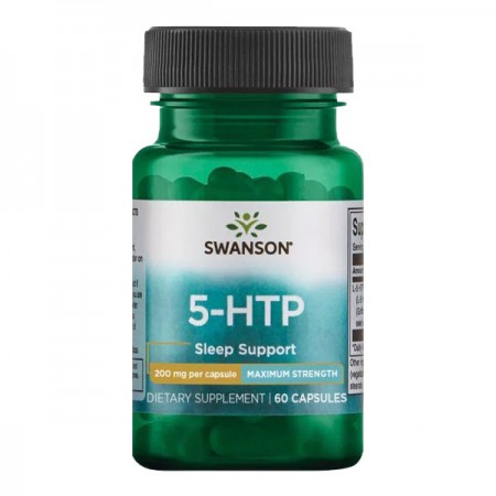 5-HTP Swanson, 200 mg 60 kapsula