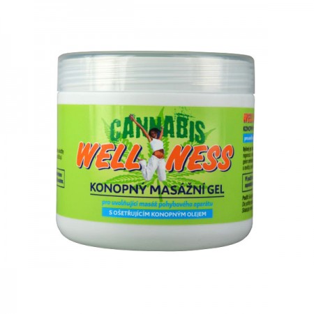 Wellness masažni gel od konoplje 500 ml